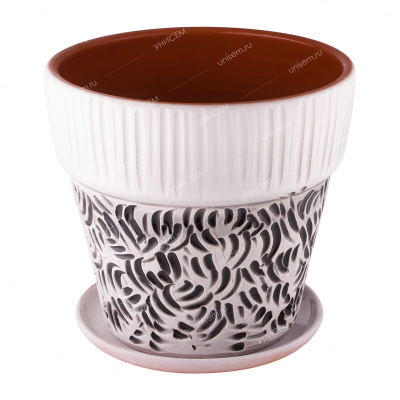 Горшок Лунный 6,5л с поддоном