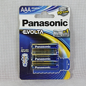 Батарейка Panasonic LR03 EVOLTA New (4шт/48шт) цена за 1шт.#