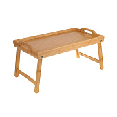 Столик-поднос 50х30см складной, бамбук (уп.12)