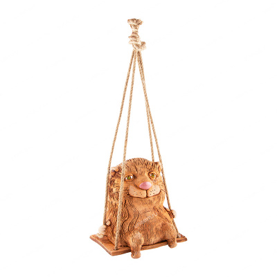 Кашпо подвесное Котик 0,7л 17*11*18см