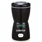 Кофемолка Centek (черный) 200Вт, 70г, АВТОпомол (3 уровня), 3 LED индикатора