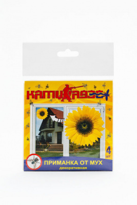 Приманка Камикадзе декоративная 4наклейки (цветы) (120шт)