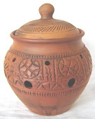 Банка для хранения чеснока 4л молочение, керамика